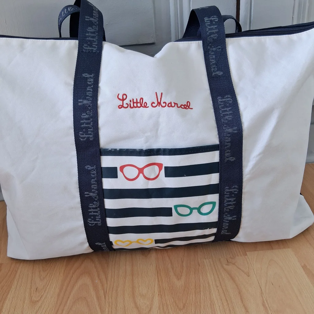 Lote de 2 bolsos Little Marcel - Bolso de viaje y Bolso bandolera negro – photo 6